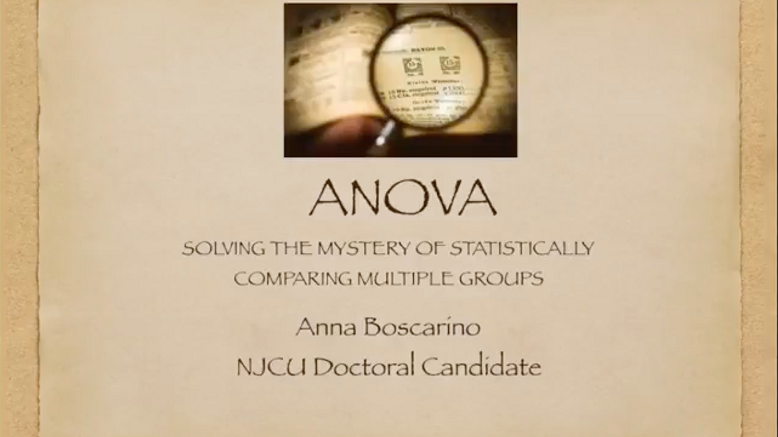 ANOVA